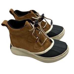 Sorel Kids Brown and Black Duck Boot Sneakers